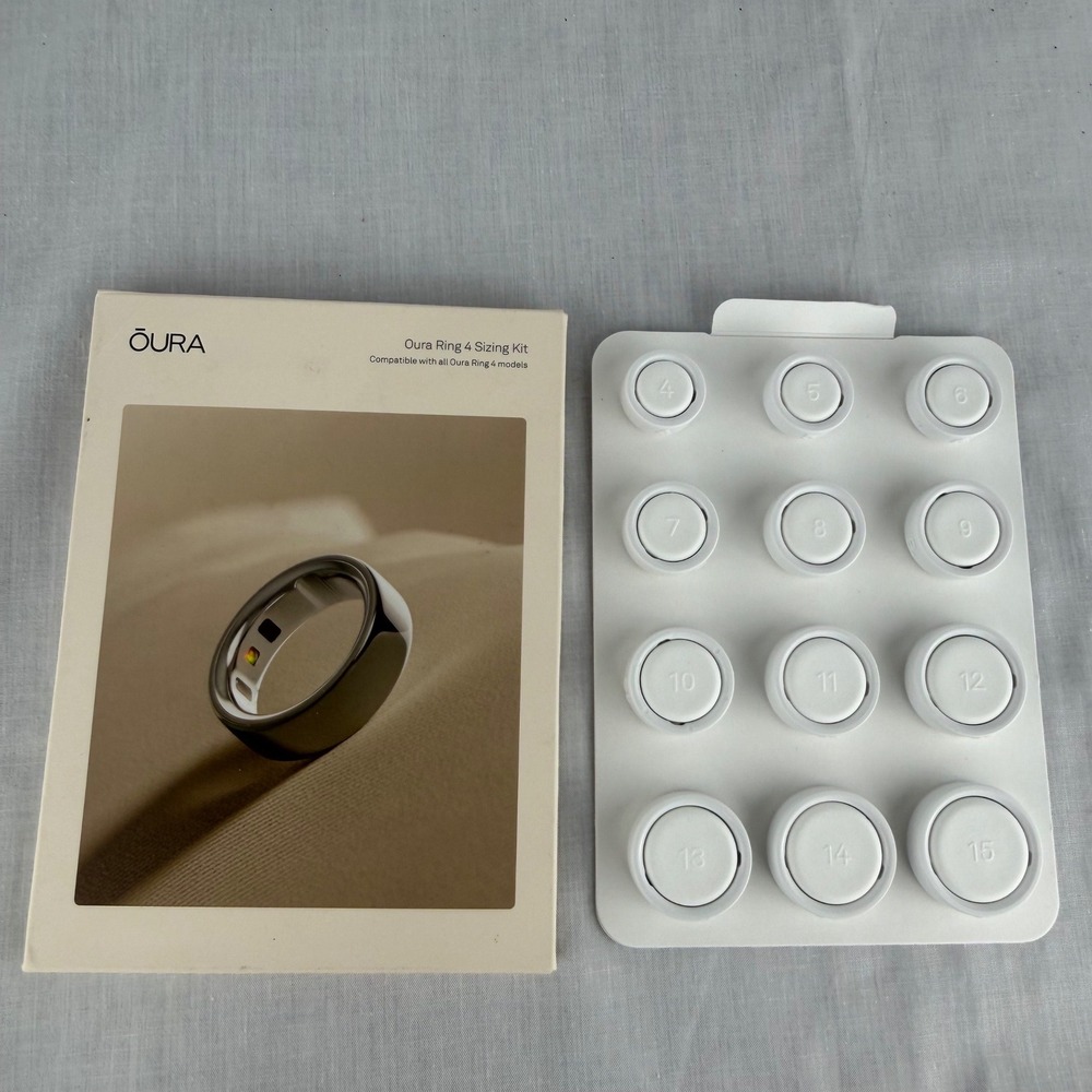 Oura Ring 4 Sizing Kit Official Plastic Ring Set Sizes 4-15 Gen 4 Compatible